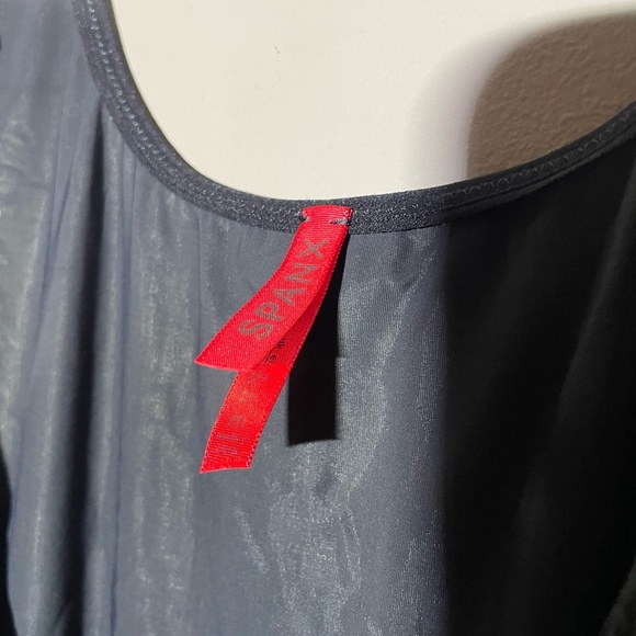 SPANX SLIMPLICITY SLIMMING 990 OPEN BUST W/PANTY FULL SLIP Blk SM - Picture 3 of 7